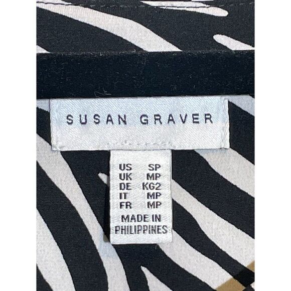 Susan Graver SP Animal Stripe Dress - Picture 3 of 13